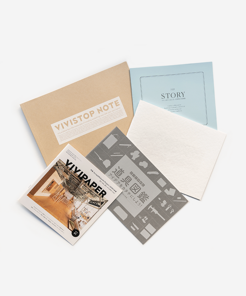 VIVISTOP NOTE -Scrap&Rebuild Project 2019 -